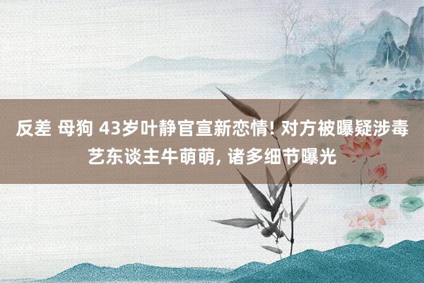 反差 母狗 43岁叶静官宣新恋情! 对方被曝疑涉毒艺东谈主牛萌萌， 诸多细节曝光