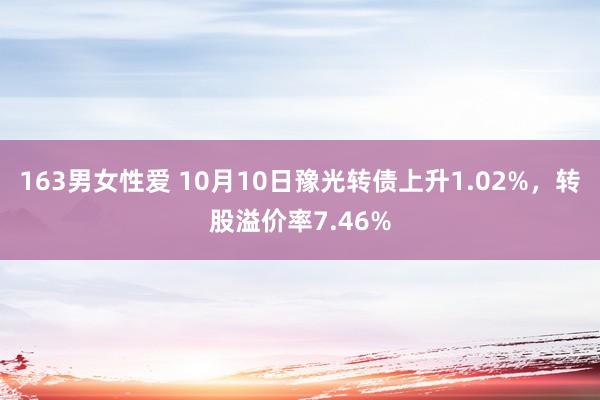 163男女性爱 10月10日豫光转债上升1.02%，转股溢价率7.46%