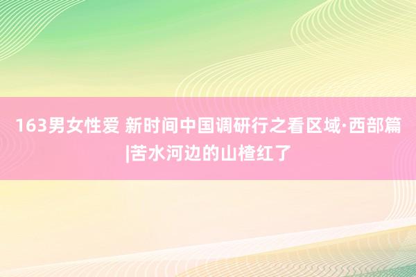 163男女性爱 新时间中国调研行之看区域·西部篇|苦水河边的山楂红了