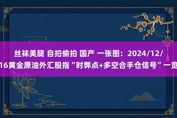 丝袜美腿 自拍偷拍 国产 一张图：2024/12/16黄金原油外汇股指“时弊点+多空合手仓信号”一览